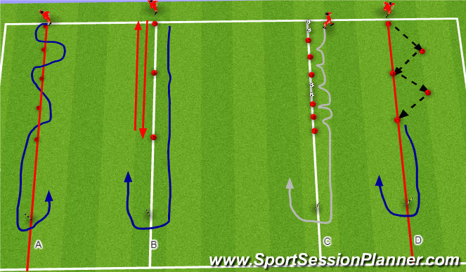 Football/Soccer Session Plan Drill (Colour): Screen 1
