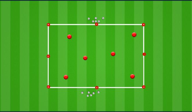 Football/Soccer Session Plan Drill (Colour): Tiger Tails