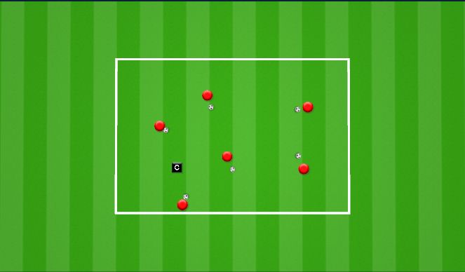 Football/Soccer Session Plan Drill (Colour): Star Wars