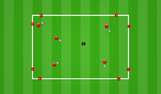 Football/Soccer Session Plan Drill (Colour): Red Light - Green Light