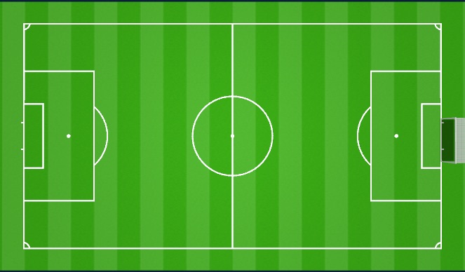 Football/Soccer Session Plan Drill (Colour): 11 v 11 conditioning