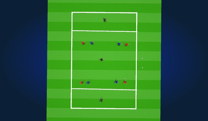 Football/Soccer Session Plan Drill (Colour): Animation 2
