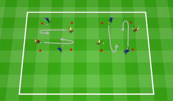 Football/Soccer Session Plan Drill (Colour): Moves