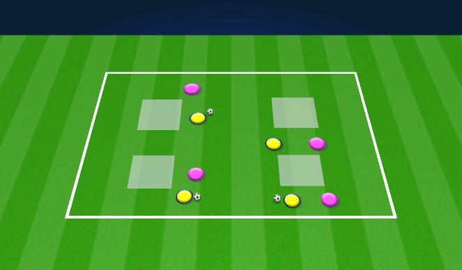 Football/Soccer Session Plan Drill (Colour): Practice