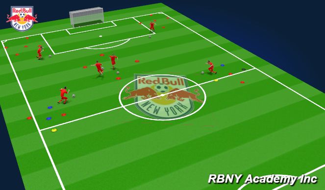 Football/Soccer Session Plan Drill (Colour): Screen 3