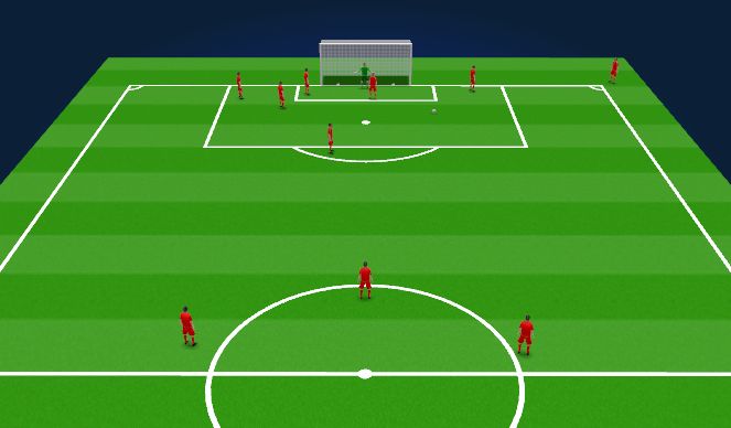 Football/Soccer Session Plan Drill (Colour): For