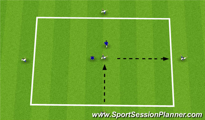 Football/Soccer Session Plan Drill (Colour): Screen 3
