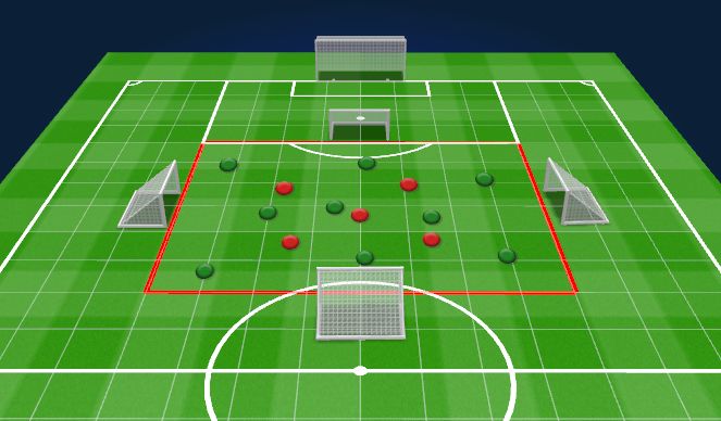 Football/Soccer Session Plan Drill (Colour): Screen 4