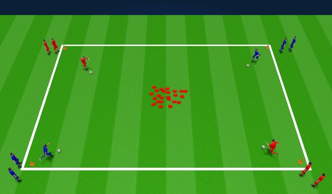 Football/Soccer Session Plan Drill (Colour): Screen 4