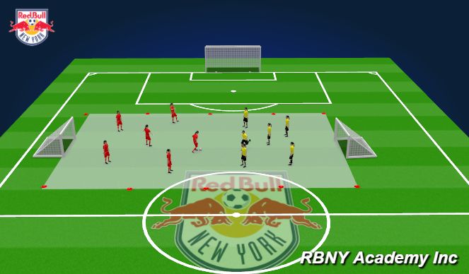 Football/Soccer Session Plan Drill (Colour): Match