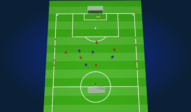 Football/Soccer Session Plan Drill (Colour): Screen 4