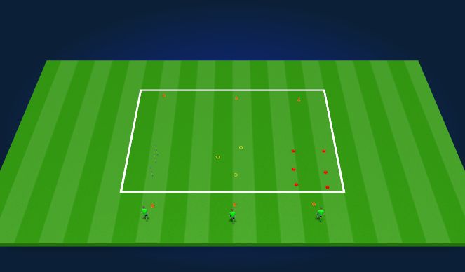 Football/Soccer Session Plan Drill (Colour): Ruta de obstaculos (20 mins)