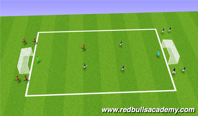 Football/Soccer Session Plan Drill (Colour): CONDITION GAME