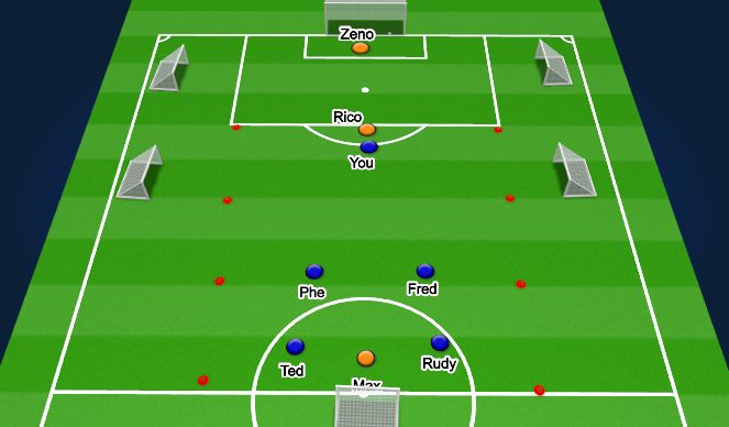 Football/Soccer Session Plan Drill (Colour): Screen 2