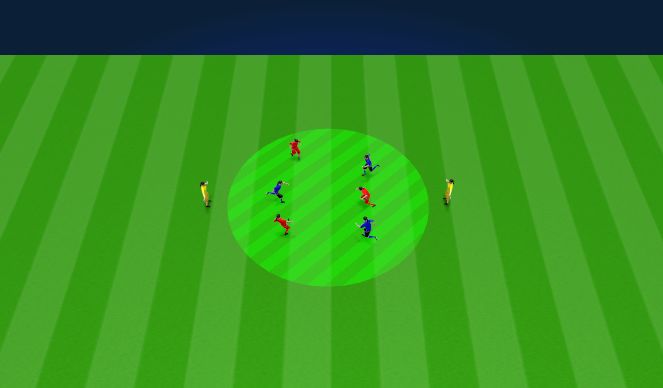 Football/Soccer Session Plan Drill (Colour): Rondo