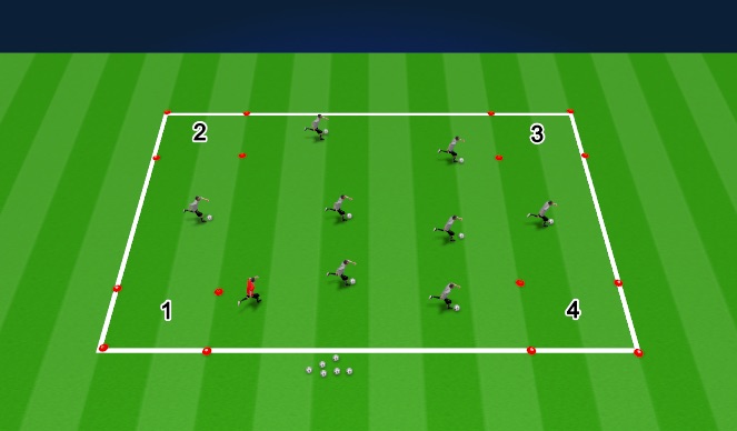 Football/Soccer Session Plan Drill (Colour): Fully Oppose