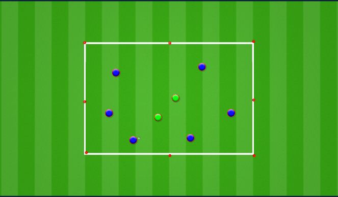 Football/Soccer Session Plan Drill (Colour): Rondo