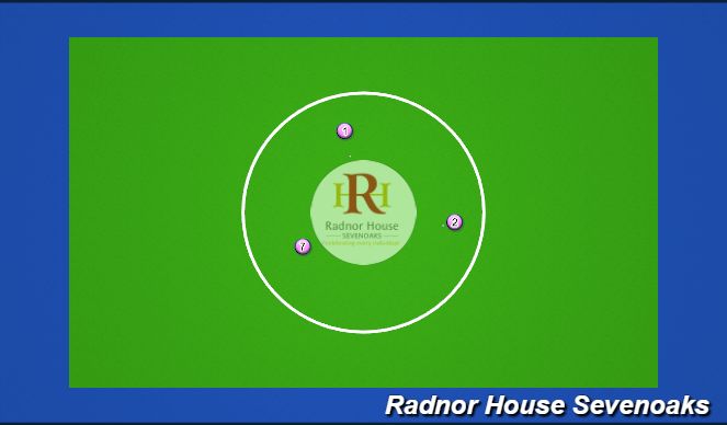 Hockey Session Plan Drill (Colour): Me & My Ball time