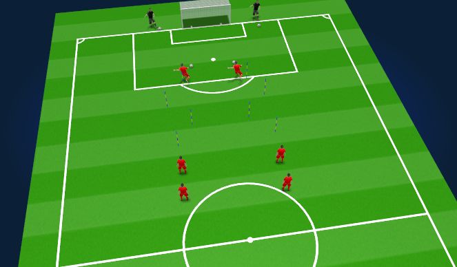 Football/Soccer Session Plan Drill (Colour): Screen 3