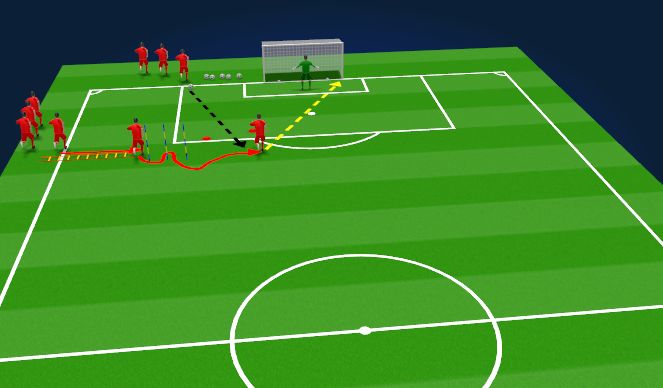 Football/Soccer Session Plan Drill (Colour): Screen 5