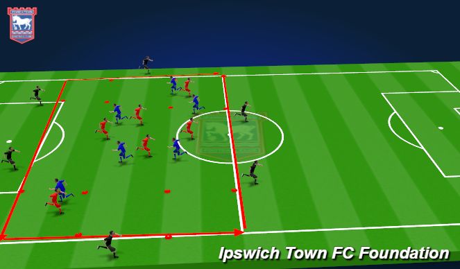 Football/Soccer Session Plan Drill (Colour): Screen 4
