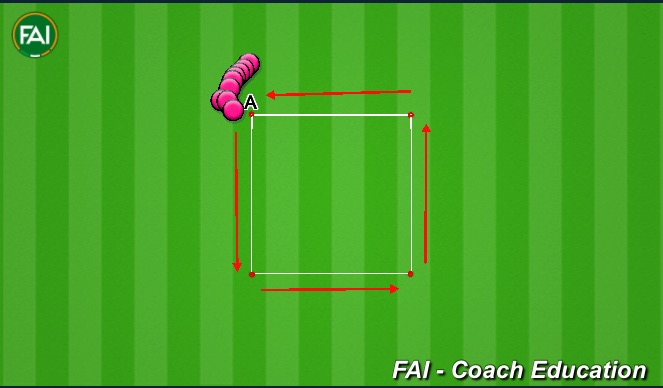 Football/Soccer Session Plan Drill (Colour): Liverpool warm up