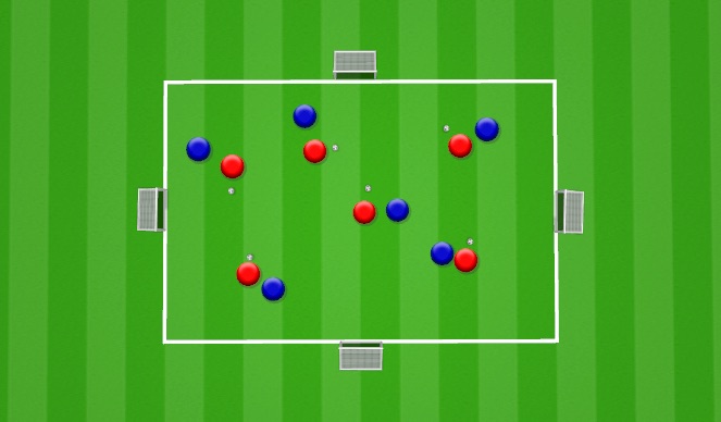 Football/Soccer Session Plan Drill (Colour): Animation 2