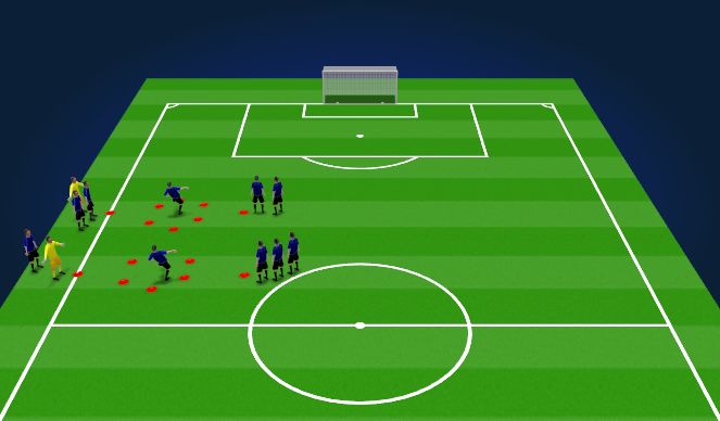 Football/Soccer Session Plan Drill (Colour): Screen 1
