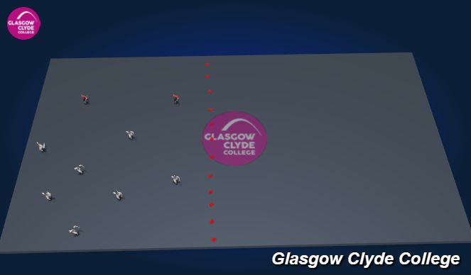 Football/Soccer Session Plan Drill (Colour): Warm Up