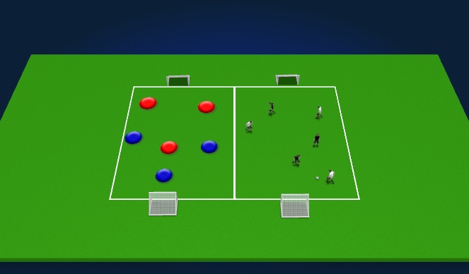 Football/Soccer Session Plan Drill (Colour): Welcome game