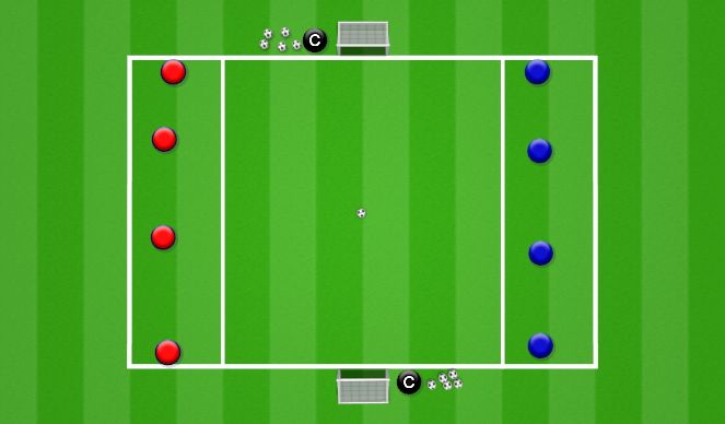 Football/Soccer Session Plan Drill (Colour): Animation 1