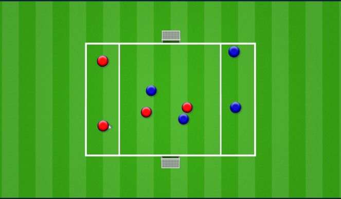 Football/Soccer Session Plan Drill (Colour): Animation 2