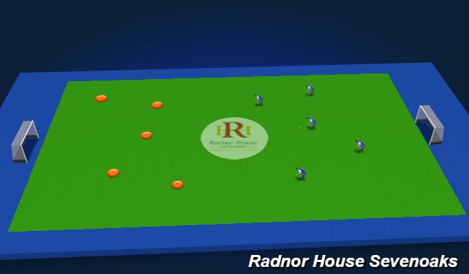 Hockey Session Plan Drill (Colour): Game play