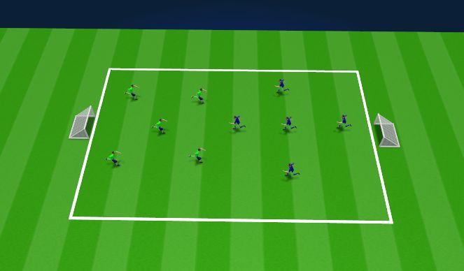 Football/Soccer Session Plan Drill (Colour): Game