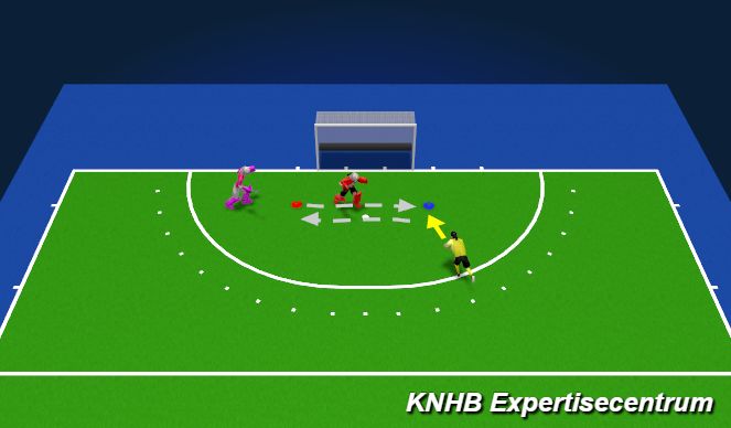 Hockey Session Plan Drill (Colour): Screen 2