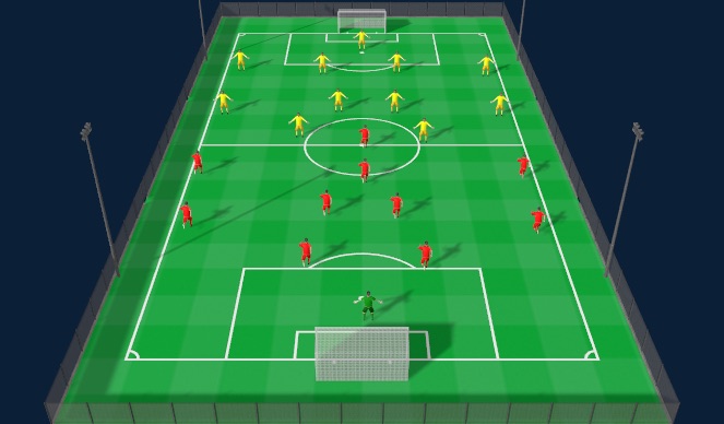 Football/Soccer Session Plan Drill (Colour): Activity 3