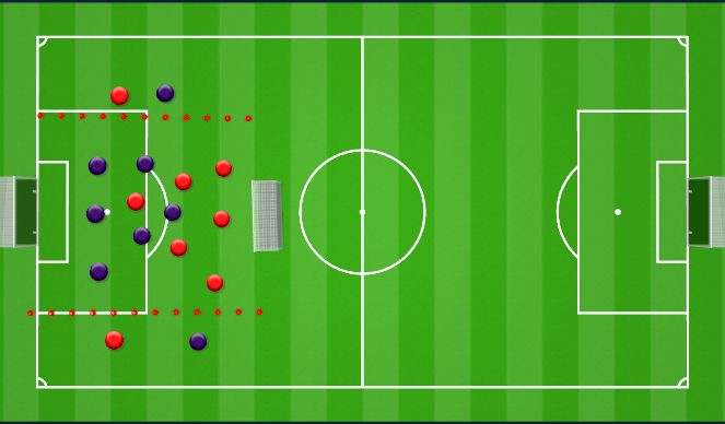 Football/Soccer Session Plan Drill (Colour): Screen 4