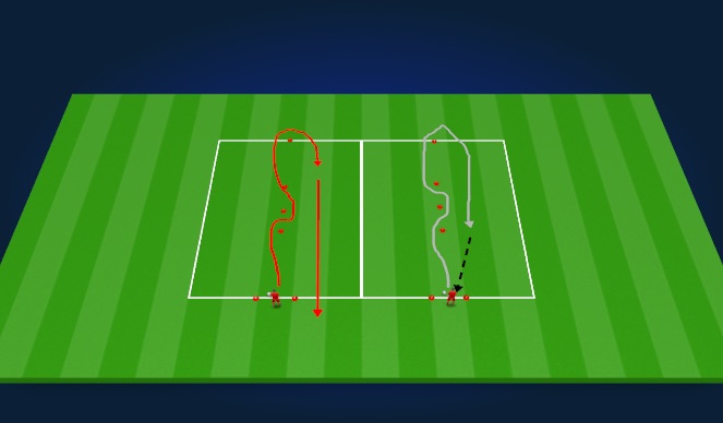 Football/Soccer Session Plan Drill (Colour): Warm Up