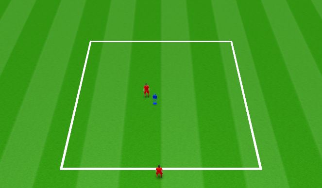 Football/Soccer Session Plan Drill (Colour): Tech Warm-up