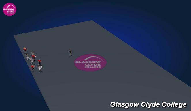 Football/Soccer Session Plan Drill (Colour): Cool Down 