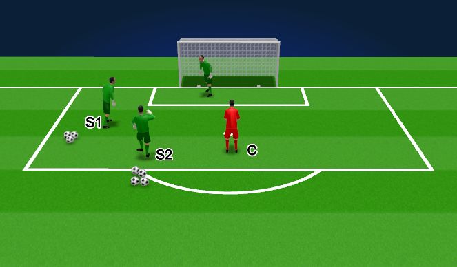 Football/Soccer Session Plan Drill (Colour): Screen 3