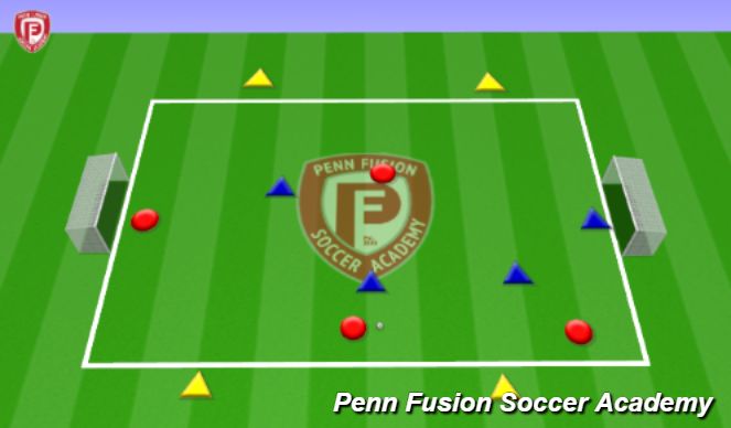 Football/Soccer Session Plan Drill (Colour): Small Sided Game #1