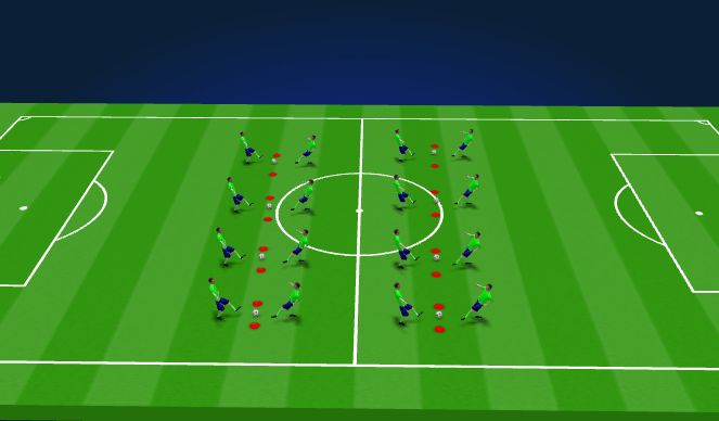 Football/Soccer Session Plan Drill (Colour): Screen 1