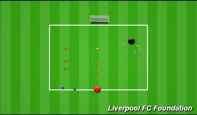 Football/Soccer Session Plan Drill (Colour): Screen 1