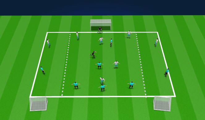 Football/Soccer Session Plan Drill (Colour): Screen 5