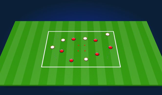 Football/Soccer Session Plan Drill (Colour): Gates game-combinations Switch of play