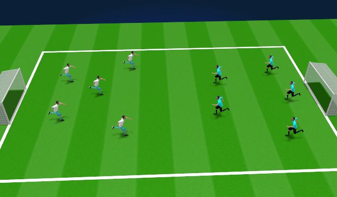 Football/Soccer Session Plan Drill (Colour): Screen 3