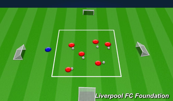 Football/Soccer Session Plan Drill (Colour): Screen 3