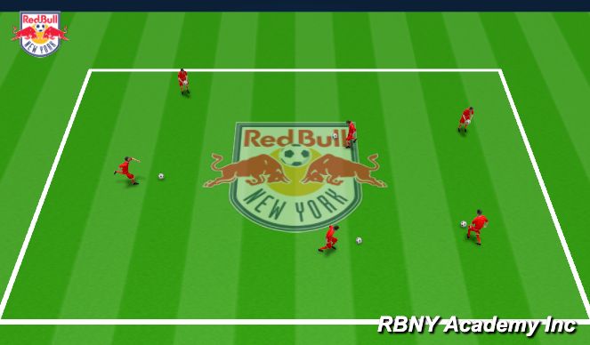 Football/Soccer Session Plan Drill (Colour): Intro