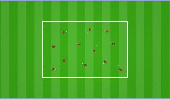 Football/Soccer Session Plan Drill (Colour): Individual Footskills